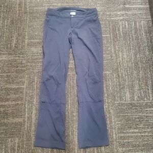 COLUMBIA Pants Womens 6 Regular Blue Omni Shield Water Repellent Saturday Trail